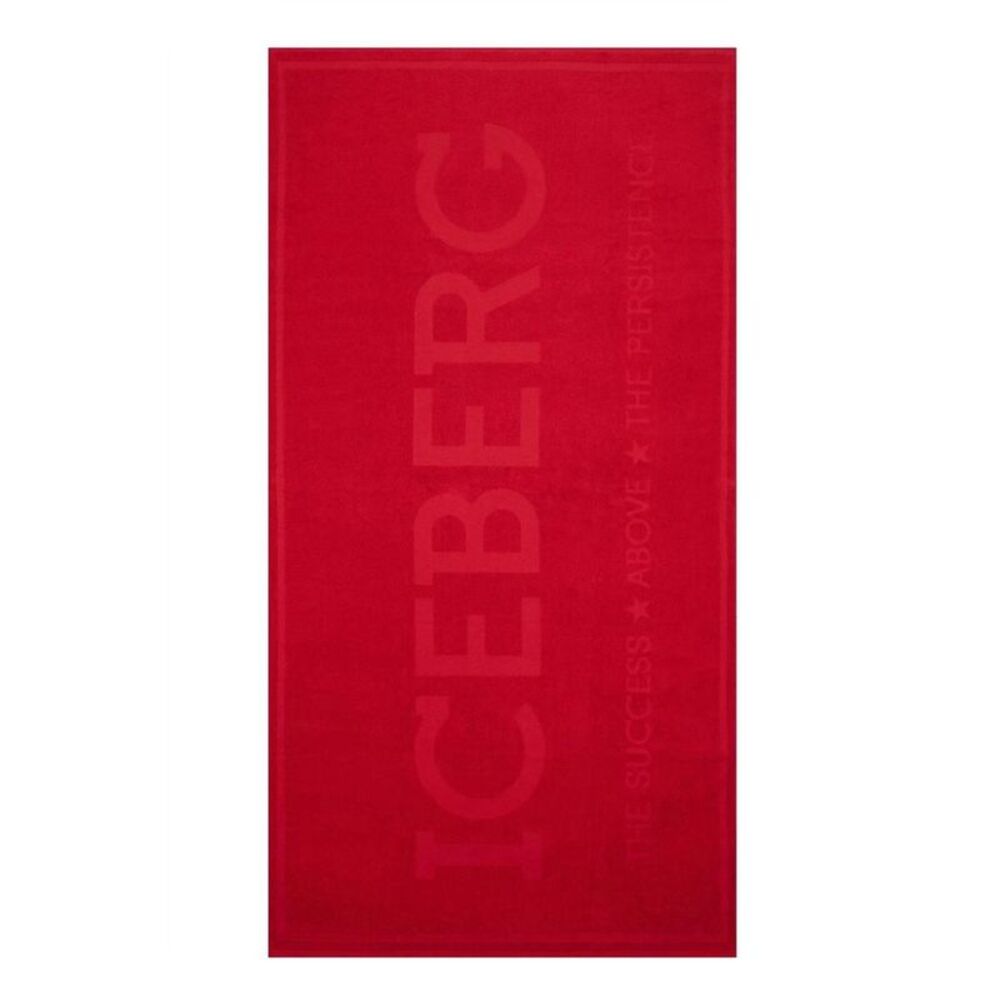 Iceberg Red Cotton Men Beach Men's Towel